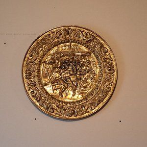 Brass Wall Plaque or Plate